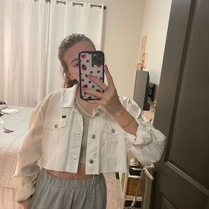 Obey Cropped Jean Jacket